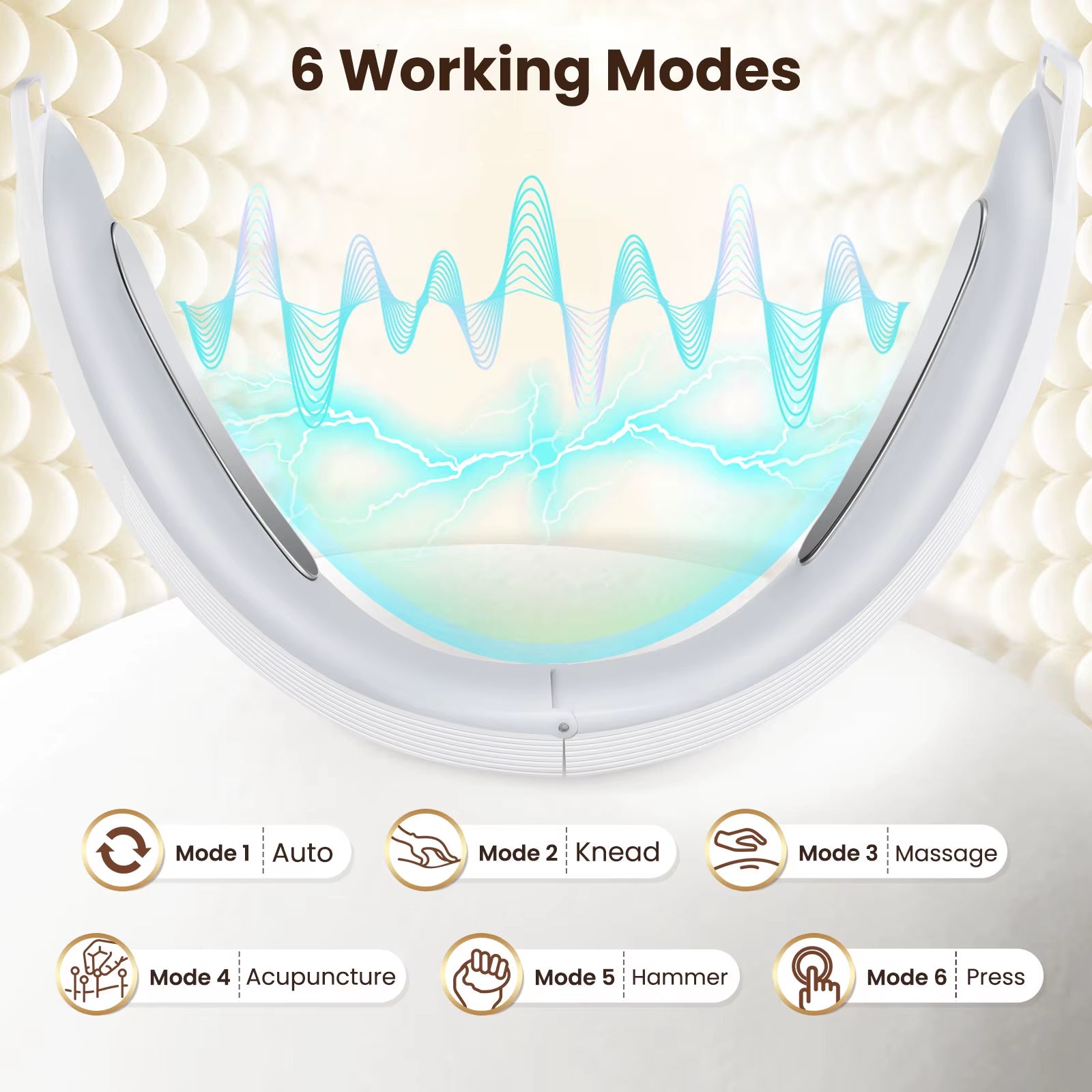 Transform Your Look with the Electric V Face Lifting Beauty Device - 6 Modes & 8 Levels of EMS Micro-Current for Double Chin Removal and Skin Care